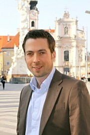 Klaus Otzelberger am Rathausplatz