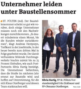 Unternehmen leider unter Baustellensommer