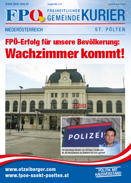 Titelseite Gemeindekurier März 2015