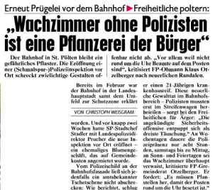 FPÖ Krone 16.5.2015