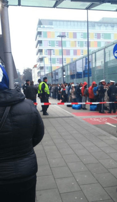 Flüchtlinge Bahnhof St. Pölten 3